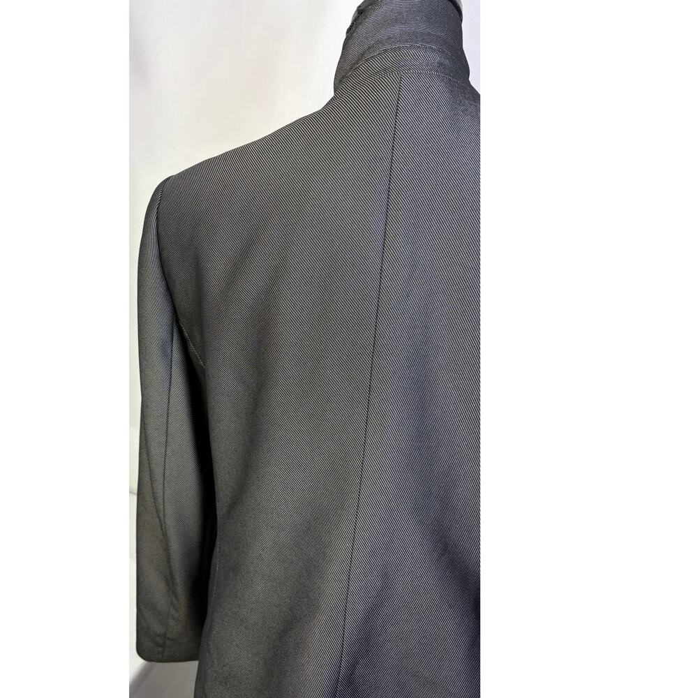 Kasper Women’s Size 12 Charcoal Gray Tailored Blazer Career Jacket - Picture 5 of 14